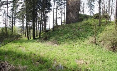 Zamek Lubno w Czarnym Borze (Fot. aga) Zamek Lubno w Czarnym Borze (Fot. aga)